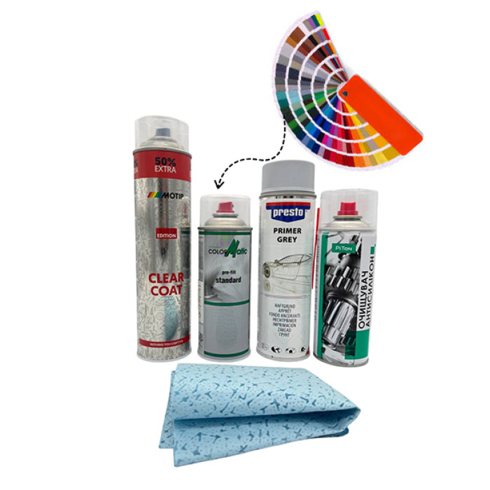 Набір для фарбування в аерозолі Optimal MEDIUM, балон за Вашим VIN-кодом