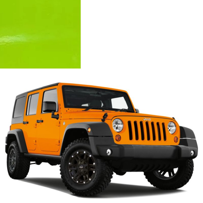Фарба за кодом металік зелена FFB (PFB) SUBLIME GREEN для автомобілів Jeep