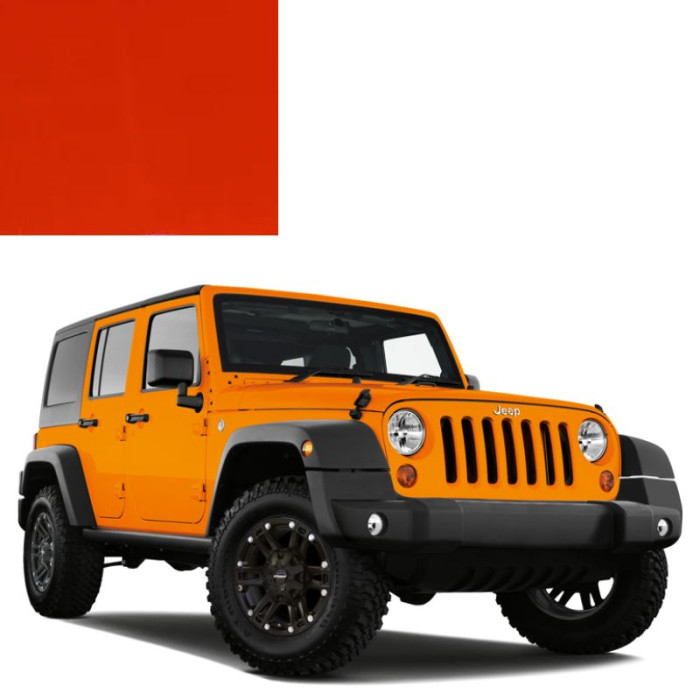 Фарба за кодом металік червона LRN (PRN) VIPER RED для автомобілів Jeep