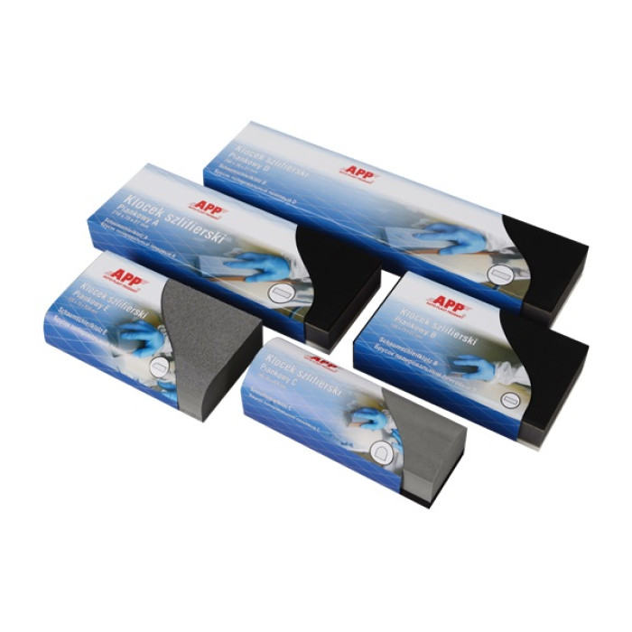 Брусок шліфувальний APP пінний А 210 x 75 x 27 мм (арт. 150203)