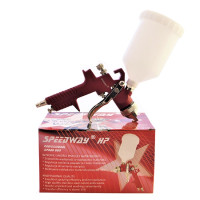 Пістолет для фарбування Speedway HP 1.4 / червоний / Fachowiec