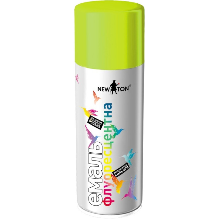 Фарба флуоресцентна жовта NEWTON 400 мл в аерозолі