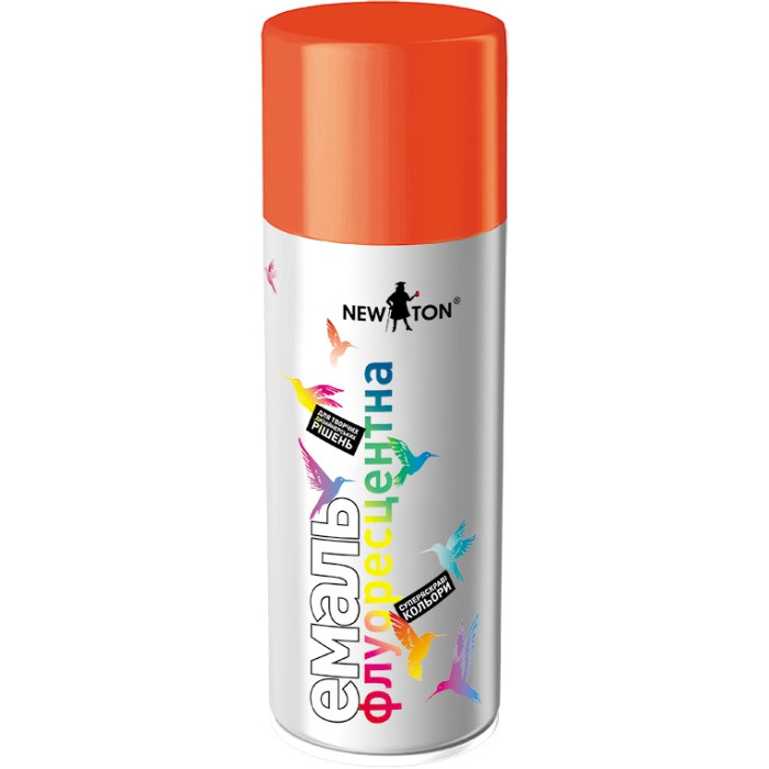 Фарба флуоресцентна, помаранчева NEWTON 400 мл в аерозолі.