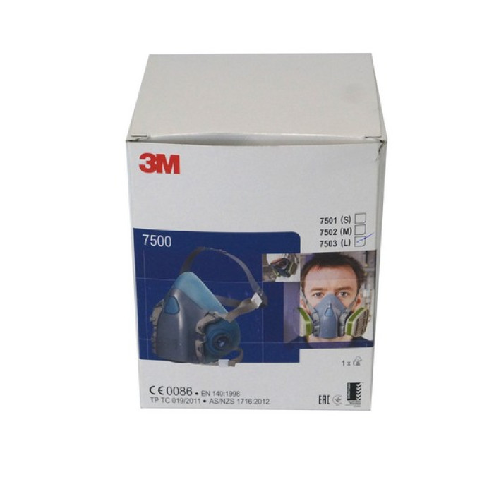 Напівмаска 3M 7503 L силіконова (оригінал з голограмою)