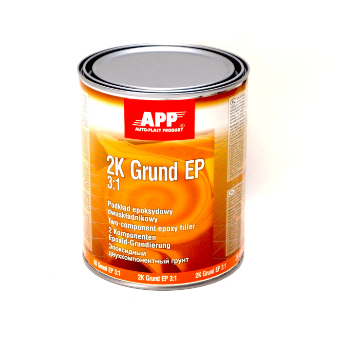 Грунт епоксидний наповнюючий APP 2К-Grund EP 1л + затверджувач 0,2л (арт.021201/021202)