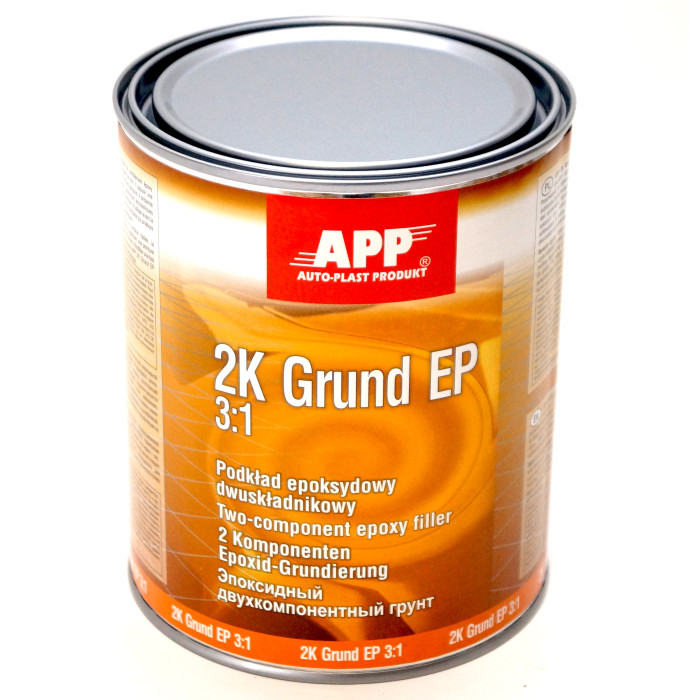 Грунт епоксидний наповнюючий APP 2К-Grund EP 1л + затверджувач 0,2л (арт.021201/021202)