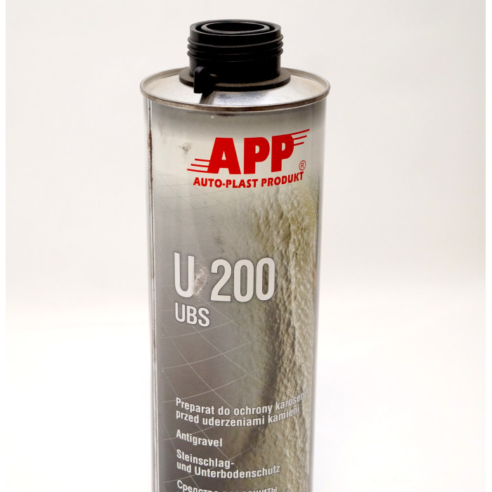 Засіб для захисту кузова APP U200 Baranek, чорний, 1л (арт. 050101)