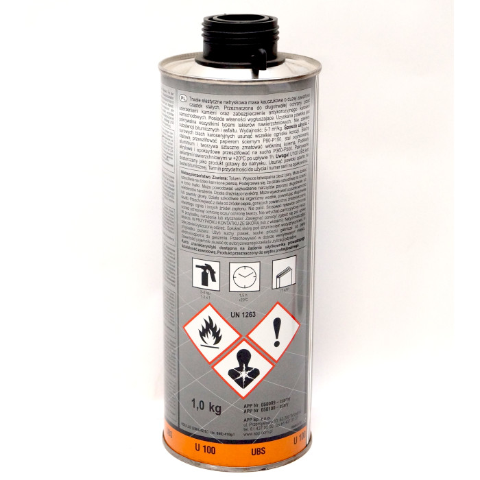 Засіб для захисту кузова U100 Baranek, чорний APP 050099