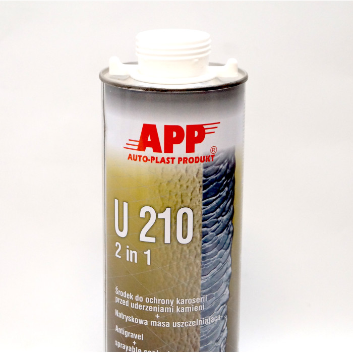 Засіб для захисту кузова та рідкий ущільнюючий герметик APP U210 2 in 1 білий 1л. (арт.050112)