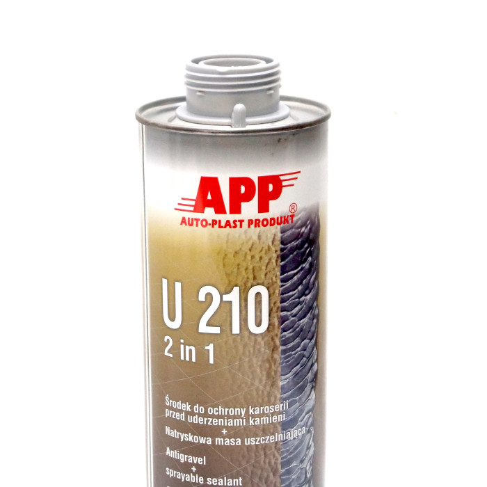 Засіб для захисту кузова з рідкоущільн. масою APP U210, сірий, 1л (арт. 050111)