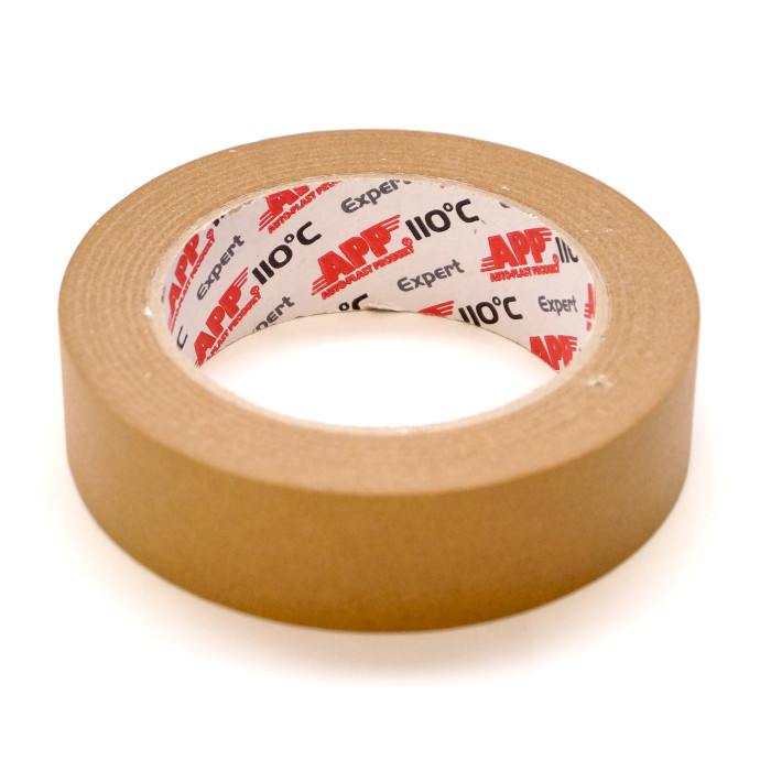 Стрічка маскувальна малярська APP коричнева