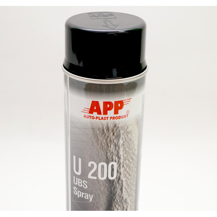 Засіб для захисту кузова APP U200 Baranek чорний аерозоль 0.5л (арт. 050204)