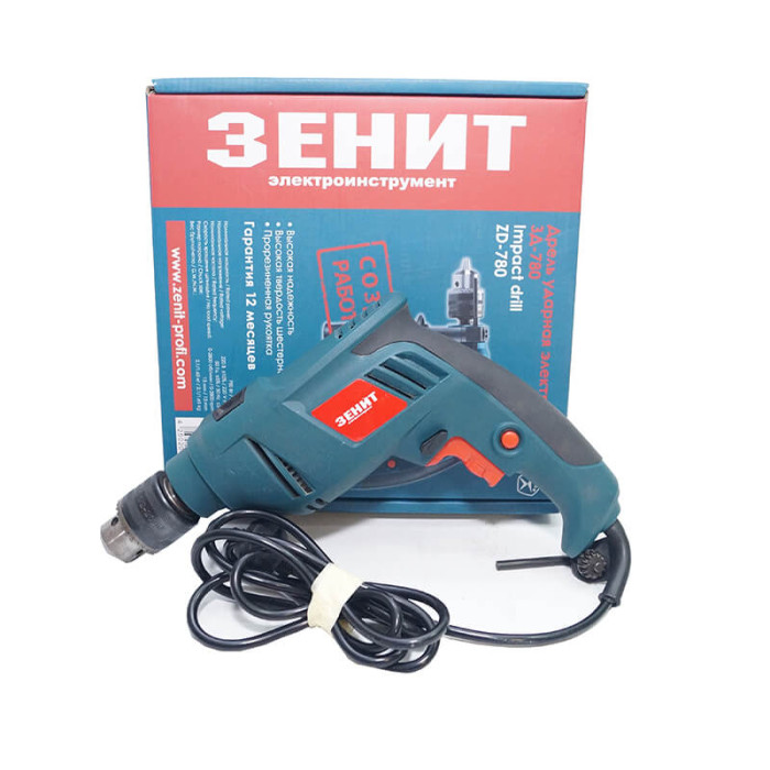 Електричний ударний дриль ЗЕНІТ ЗД 780