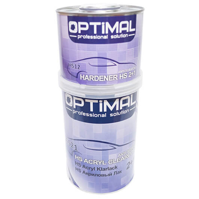 Лак проти подряпин OPTIMAL HS ANTISCRATCH, 1 л + відп. 0,5 л