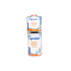 Лак стійкий до подряпин HS Anti scratch Spralac Clear 1л + відп. HS 0.5л Handener Medium