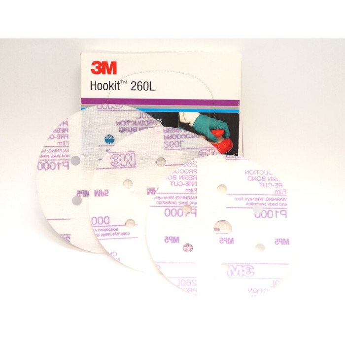 Абразивне коло 3M 260L, Hoоkit супертонкий P1000 D150мм