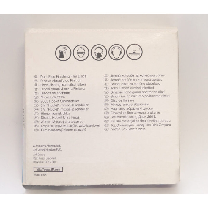 Абразивне коло 3M 260L, Hoоkit супертонкий P1000 D150мм