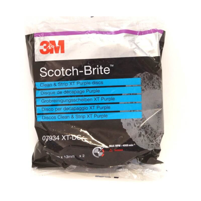 Зачисне коло (диск) 3М 07934 (під шпиндель) фіолетовий 150*13 мм