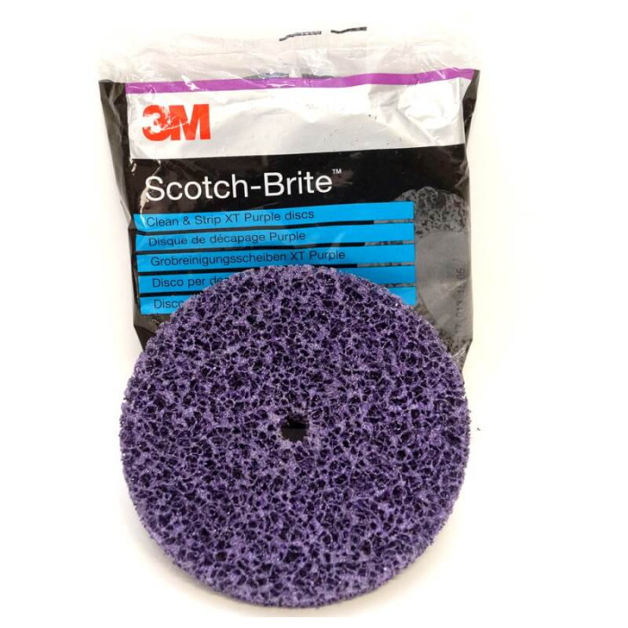 Зачисне коло (диск) 3М 07934 (під шпиндель) фіолетовий 150*13 мм