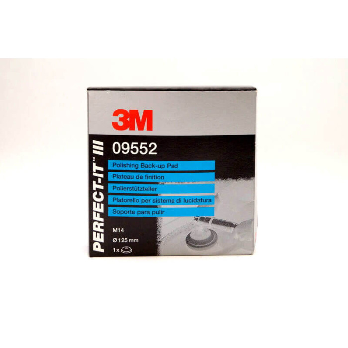 Оправка (тарілка-тримач) Hookit для різьблення М14 діам.127мм 3М 09552