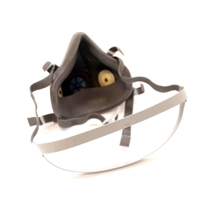 Напівмаска 3M 6300 гумова, велика L, (з фільтрами)