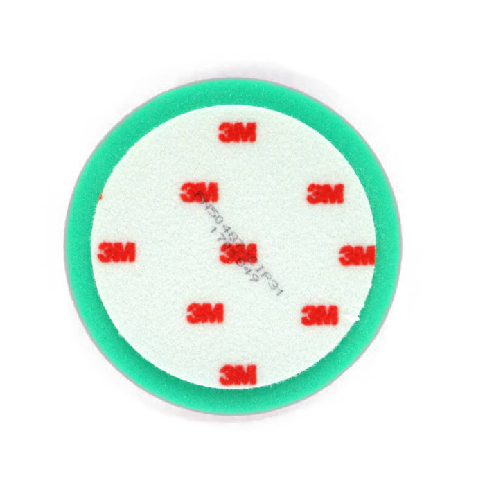 Полірувальне коло 3M. 50487, зелений на липучці D150 мм, універсальний
