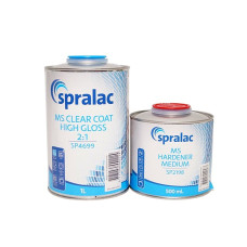 Акриловий MS лак для авто SPRALAC SP4699 1л + відп. 0.5 л