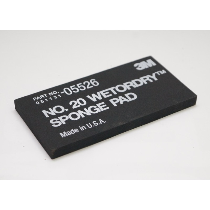 Оправлення М'яке ручне для водостійкої шкурки №20, 3М 05526
