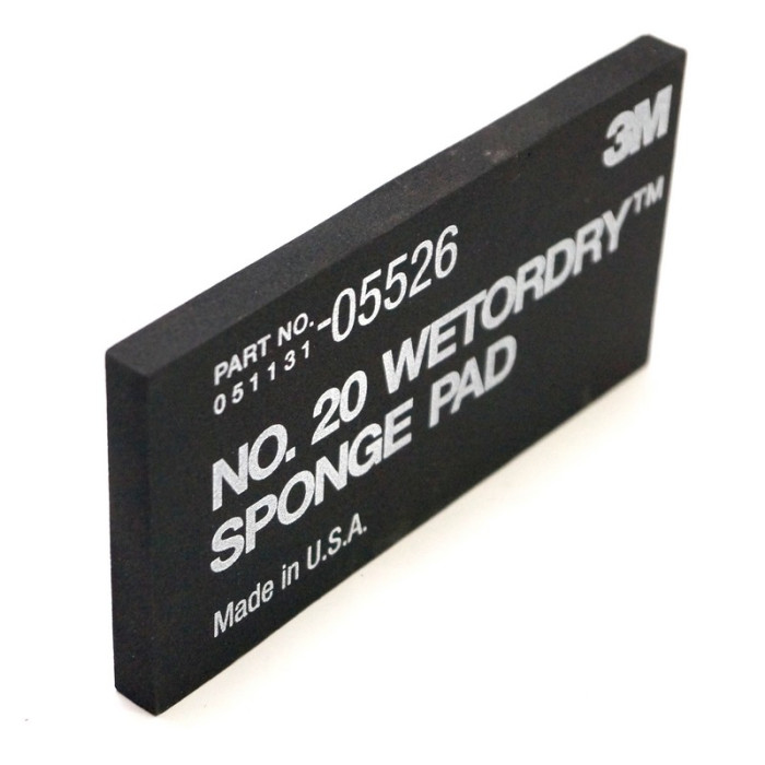 Оправлення М'яке ручне для водостійкої шкурки №20, 3М 05526