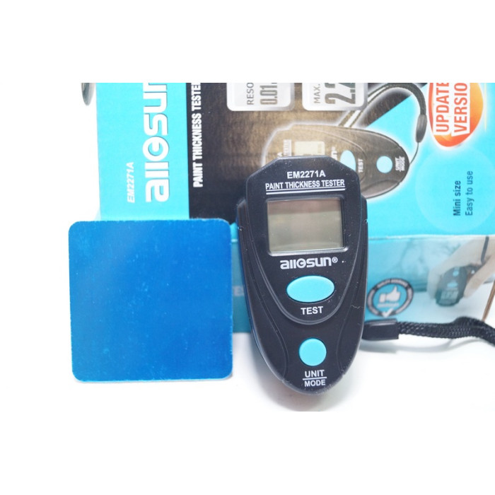 Товщиномір ЛКП фарби автомобіля EM2271A з калібрувальними пластинами