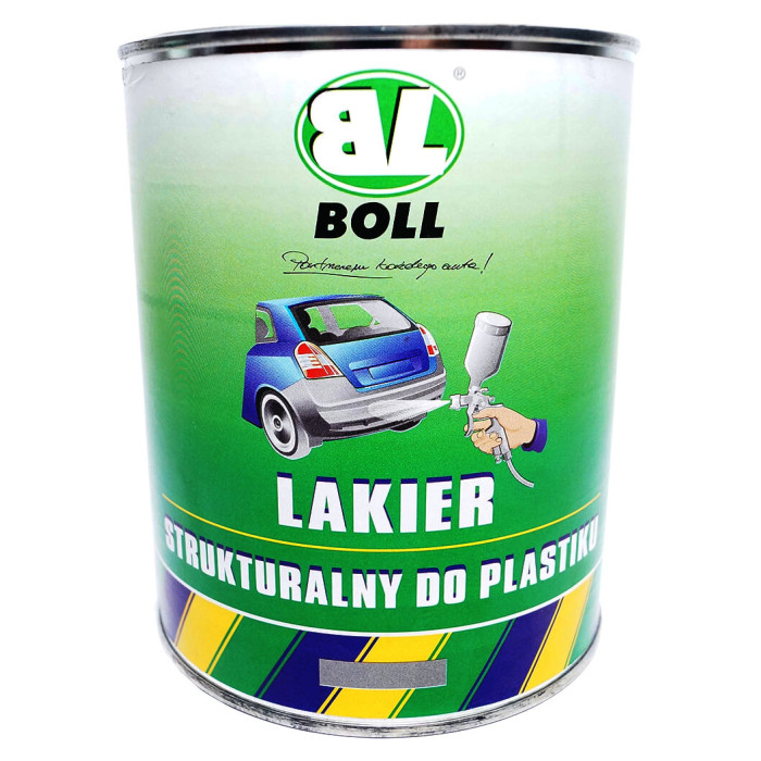 Структурна фарба для пластику (бампера), колір сірий