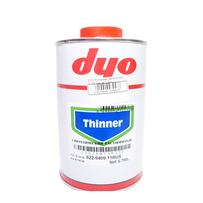 Розчинник синтетичний (алкідний) DYO 0,75 л