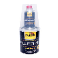 Грунт акриловий чорний FARBID 0,8л + отв.0,16л
