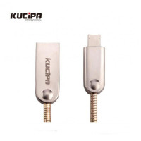 Кабель USB Kucipa K131 V8-i6 2in1 метал (золото)