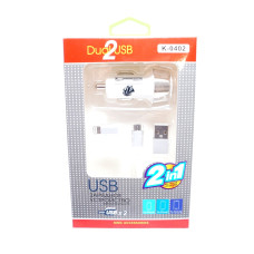 Автомобільний зарядний пристрій King Company K-0402