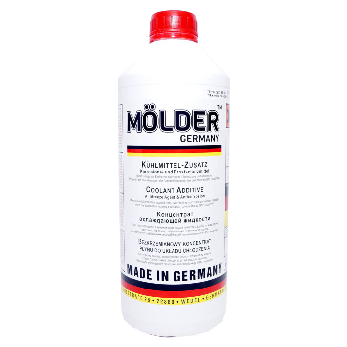 Антифриз концентрат Molder червоний 1.5 л (KF-015-G12)