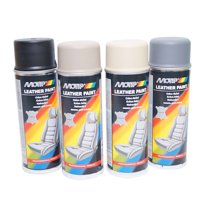 Фарба для шкіри MOTIP чорна, 200 мл