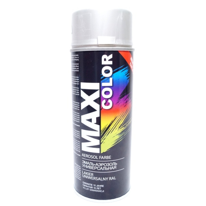 Фарба універсальна MAXICOLOR, Ral 9006 срібло 400 мл (арт. МХ0009)