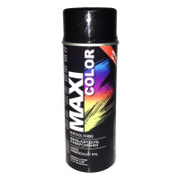 Фарба аерозольна MAXI COLOR RAL 9005 Glossy чорна глянсова 400мл (арт. МХ9005)