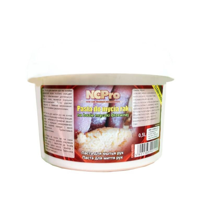Паста для миття рук на основі тирси NCPro10050 CLEAN WOOD, 0,5л