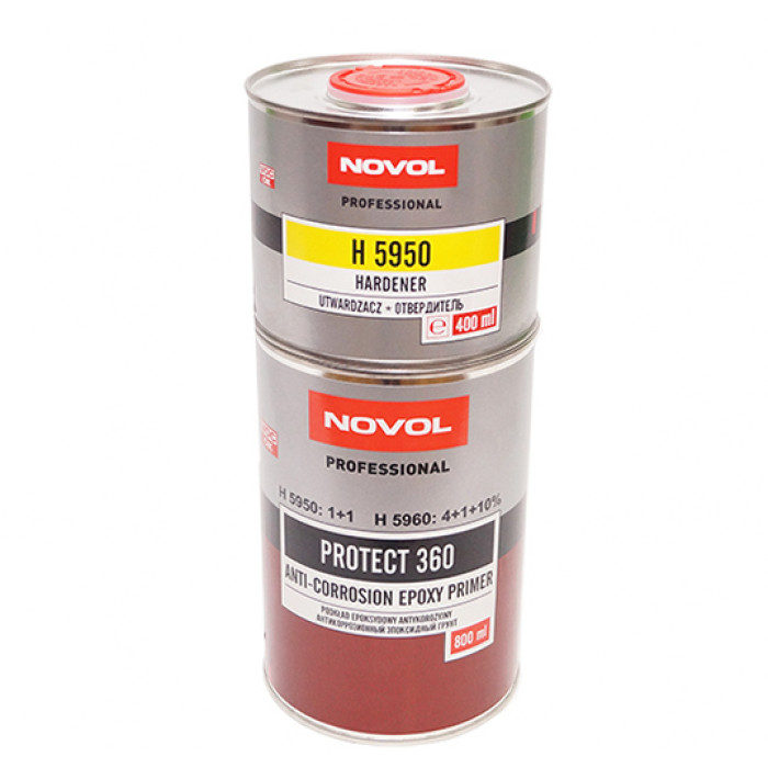 Грунт епоксидний NOVOL PROTECT360 (4+1) 0,8л + відп. 0,8л H 5950 (арт. 37200/35865)