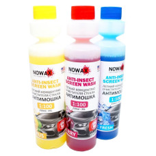 Омивач скла Літній концентрат 250 мл NOWAX Anti-Insect Sreen Wash Ice Fresh (NX25125)