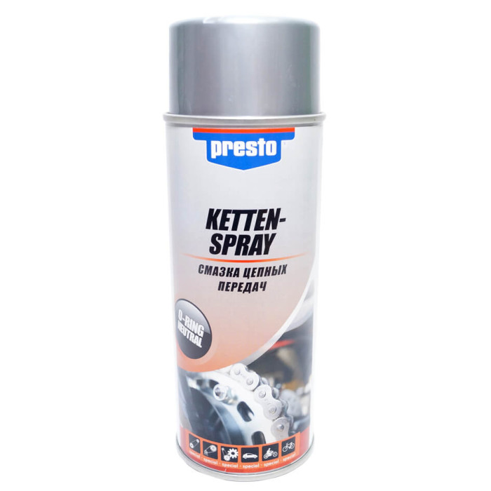 Мастило ланцюгових передач Presto в аерозолі
