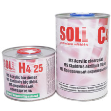 Лак акриловий SOLL MS 2:1 С4 із затверджувачем H4 25 Standart