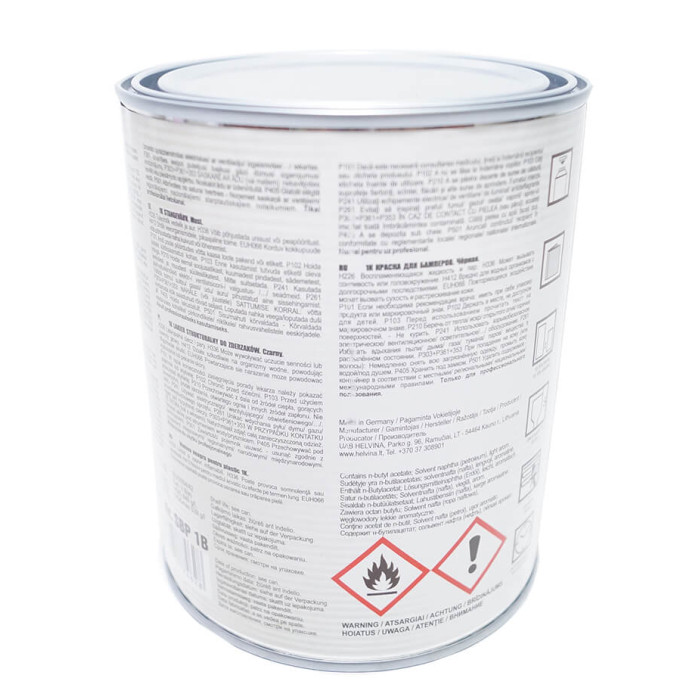 Фарба структурна для бамперів чорна SOLL SBP 1B 1л