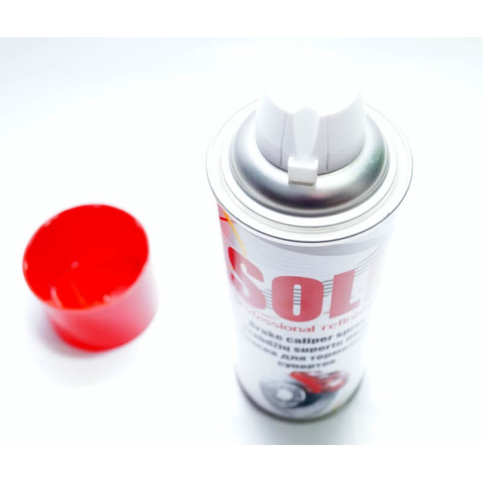 Фарба для гальмівних супортів SOLL в аерозолі, 400 мл