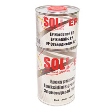 Епоксидний грунт SOLL EP чорного кольору 1л із затверджувачем 0.5л