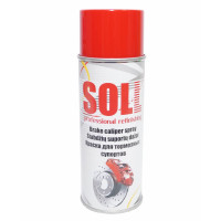 Фарба для гальмівних супортів SOLL в аерозолі червона (S700026)