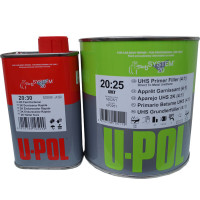 Грунт акриловий світло-сірий, 1 л + відп. у комплекті U-POL S2025 HS 4:1